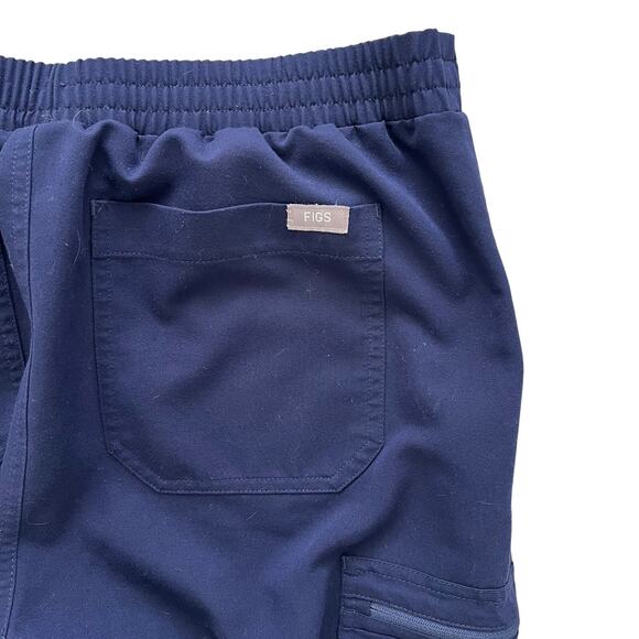 FIGS Womens Technical Collection Scrub Pants Cargo Navy Blue Medium Tall - Picture 4 of 7